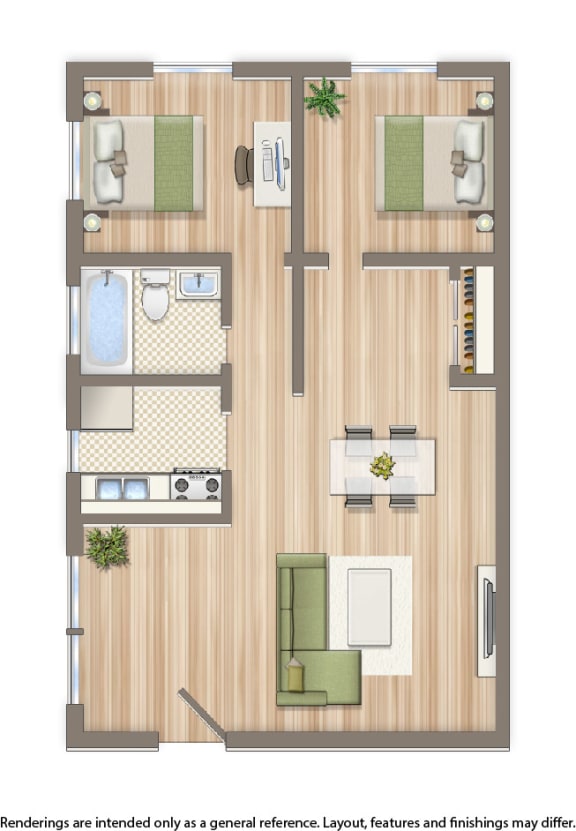 Floor Plans of New Horizon in Washington, DC